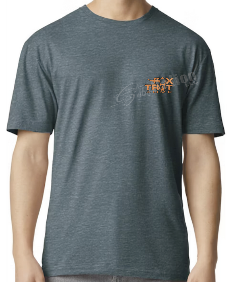 Short Sleeve T-Shirt, Shadow Turkey Fox Trot Ammo Names